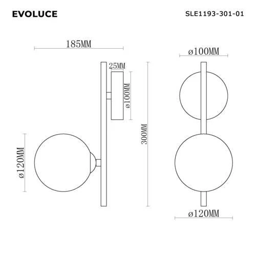 SLE1193-301-01 Светильник настенный Латунь/Белый G9 LED 1*5W 4000K ENKEL