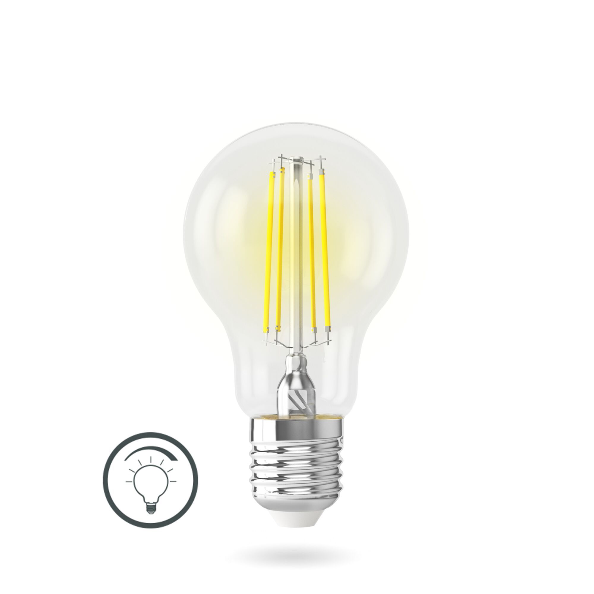 Лампочки е 27. Led5-g45/845/e14 Camelion. Лампа накаливания декоративная ДС 60вт b35 230в е27 матовая (свеча). 105201209 Gauss. Лампа светодиодная филаментная Voltega e27 6w 2800k прозрачная vg10-c1e27warm6w-f 7046.