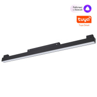 Трековый Смарт-светильник Диммир. Со Сменой Цв.температуры (управление - Пульт Ду/tuya Smart Life) Flum Shino, Led, Черный (Novotech, 359631)