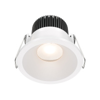 Встраиваемый светильник Downlight Zoom, LED 6W, 3000K, Белый (Maytoni Technical, DL034-01-06W3K-W)