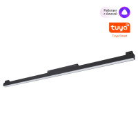 Трековый Смарт-светильник Диммир. Со Сменой Цв.температуры (управление - Пульт Ду/tuya Smart Life) Flum Shino, Led, Черный (Novotech, 359633)