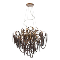 Люстра Chainy Hall, 12xG9, Античная Бронза; Латунь (Odeon Light, 5066/12)