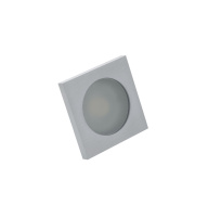 DK3013-AL Встраиваемый светильник влагозащ., IP 44, 50 Вт, GU10, серый, алюминий