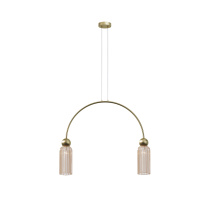 Подвесной светильник Modern Antic, 2xE14 Золото, Коньячный (Maytoni, MOD302PL-02CG)