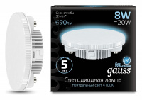 Лампа светодиодная Gauss  GX53 8Вт 4100K 108008208