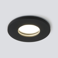Влагозащищенный точечный светильник 125 MR16 черный матовый (Elektrostandard, Влагозащищенный точечный светильник)